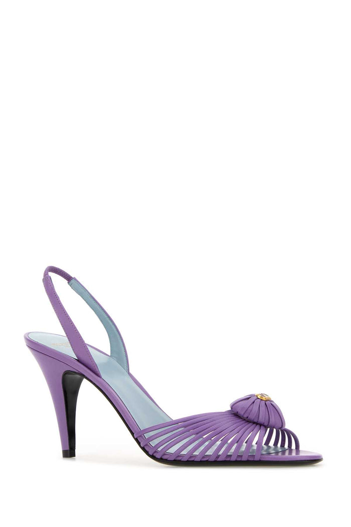 Purple Leather Royal Sandals Glicine Sandali