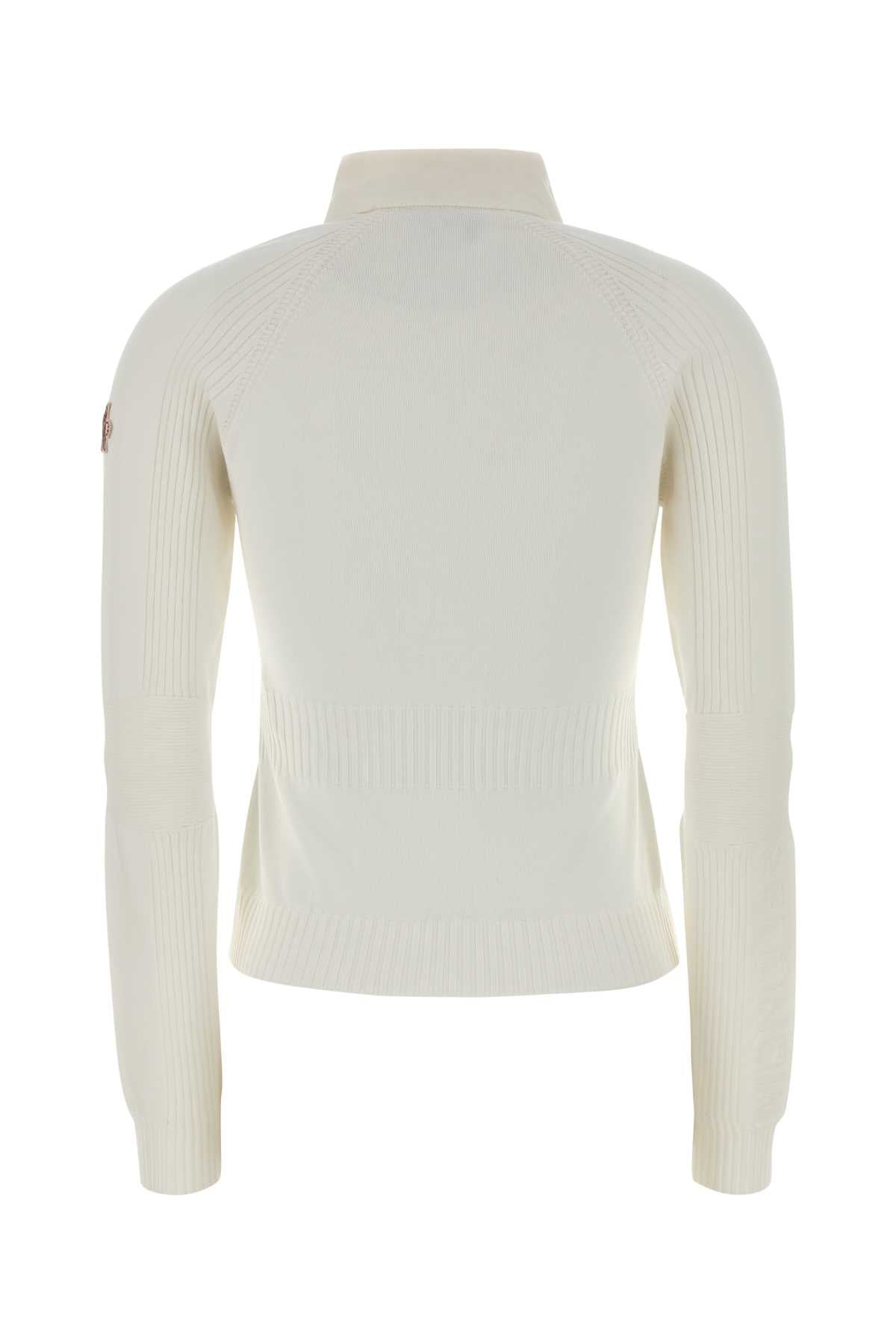 White Knit Cardigan 034 Maglieria