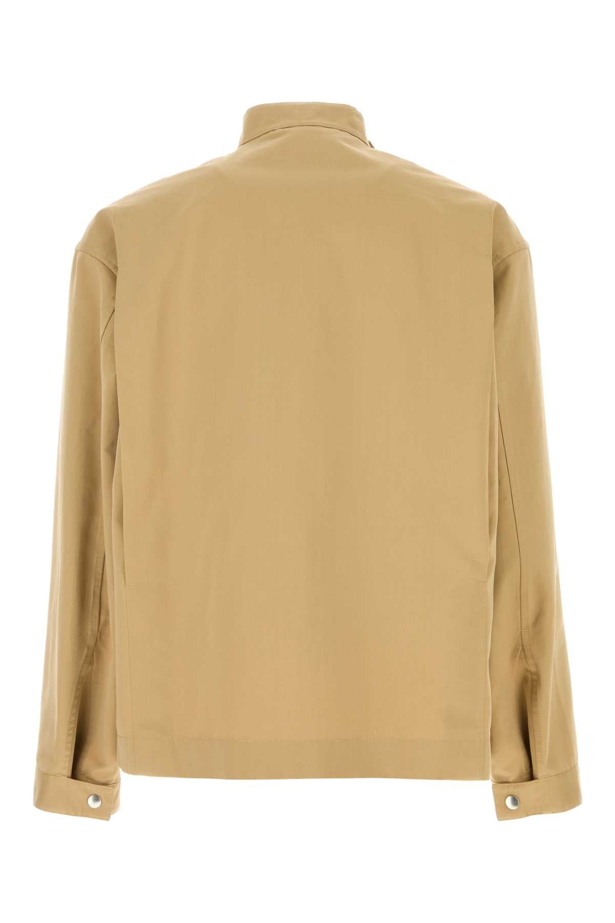 Beige Cotton Blend Jacket 235 Giubbini