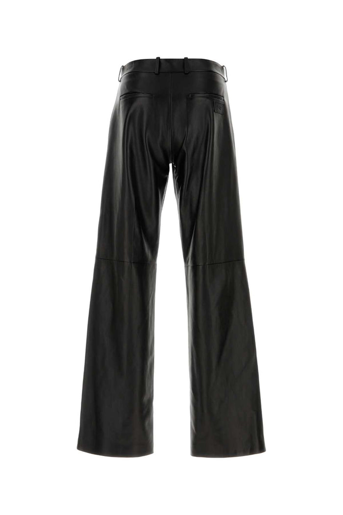 Black Nappa Leather Pant Exterior: Lamb Pantaloni