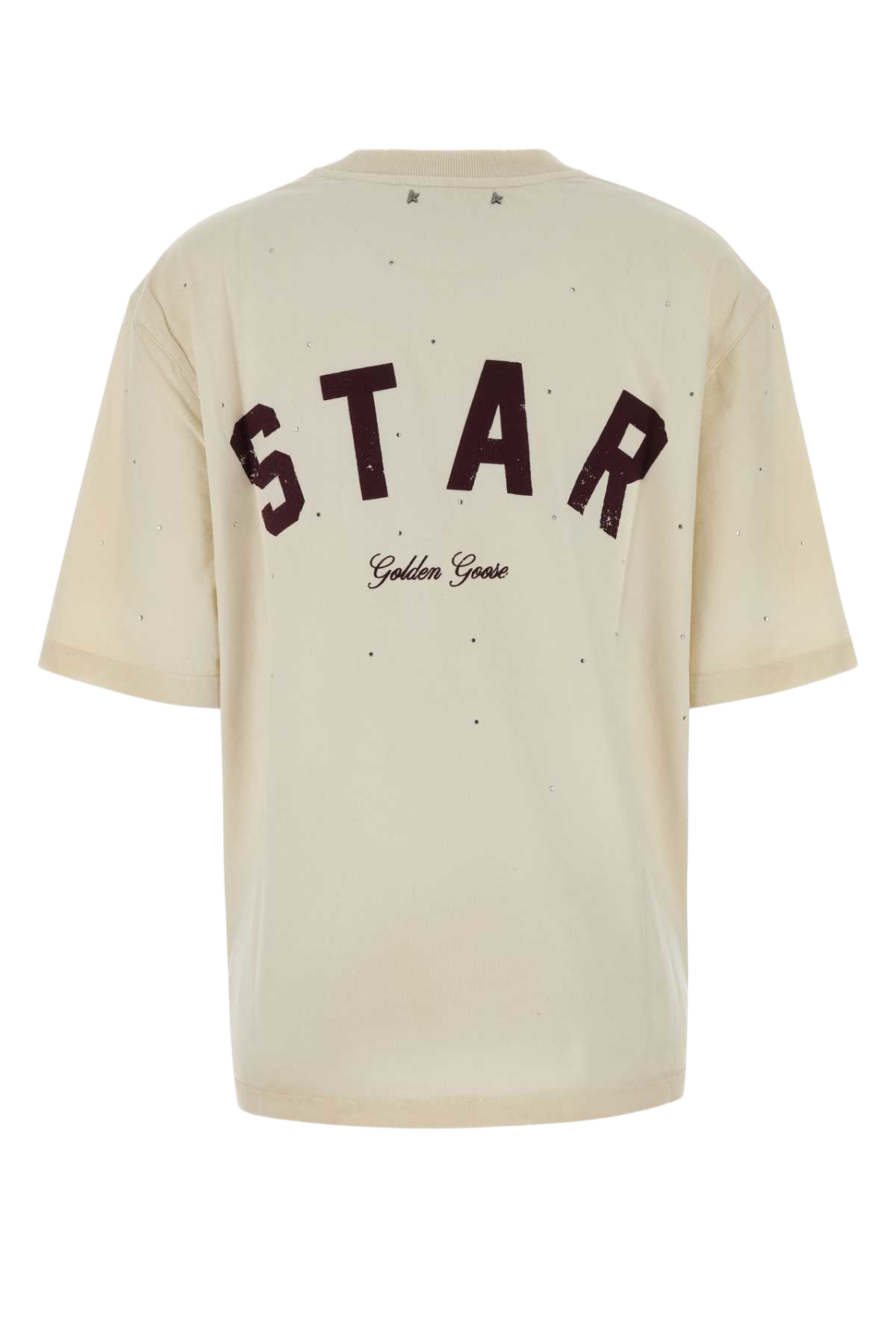 Cream Cotton Oversize T-Shirt Articwolf Exterior
