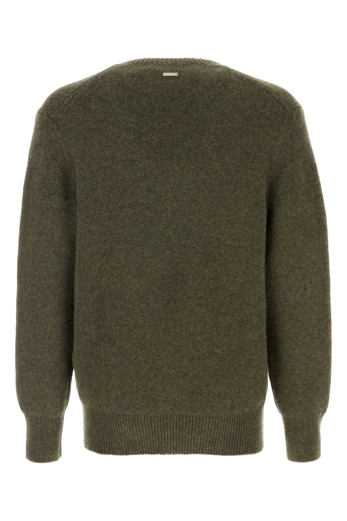 Dark Green Cashmere Sweater Uniformgreen Maglieria