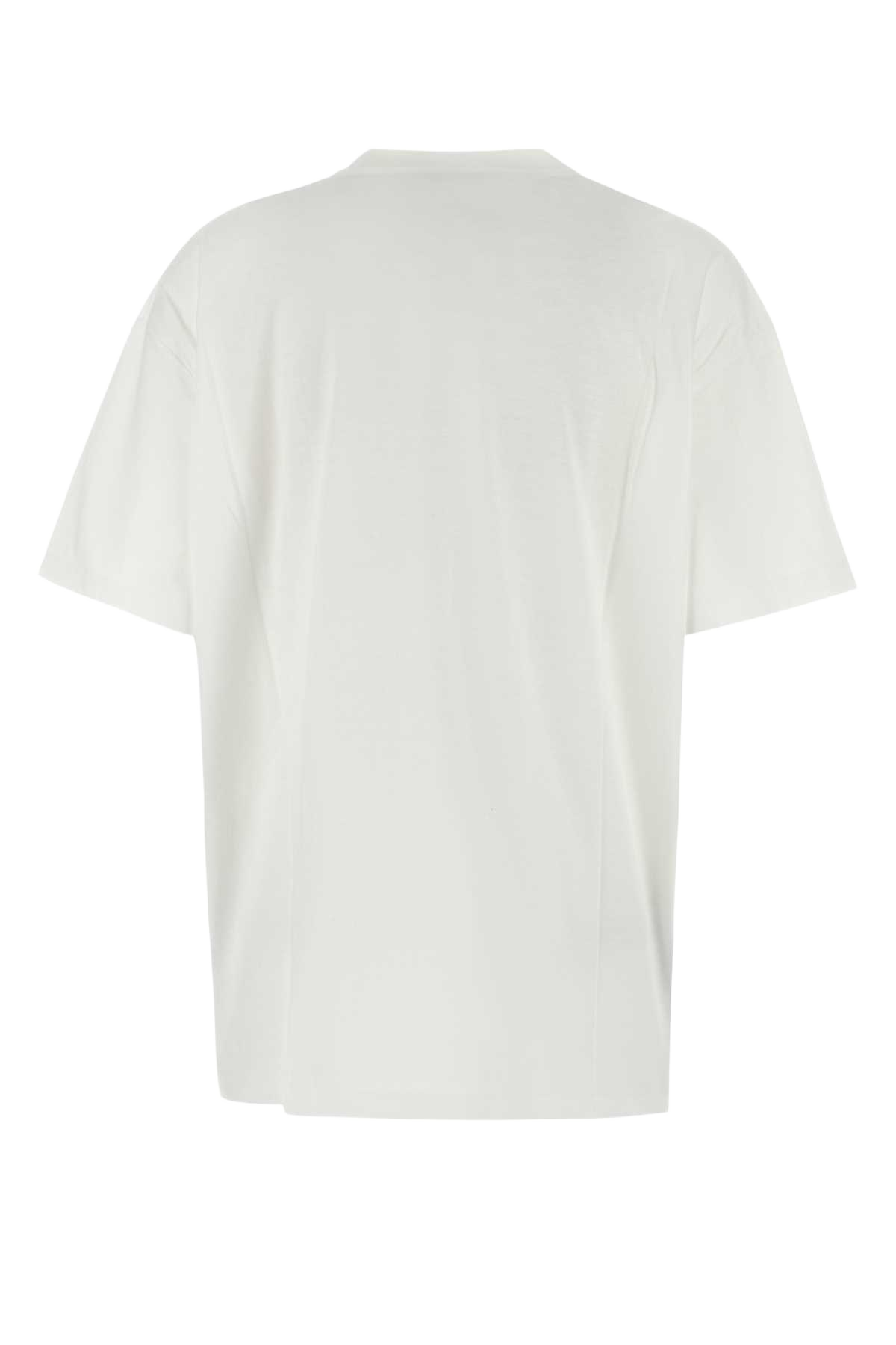 White Cotton Oversize T-Shirt Bianco
