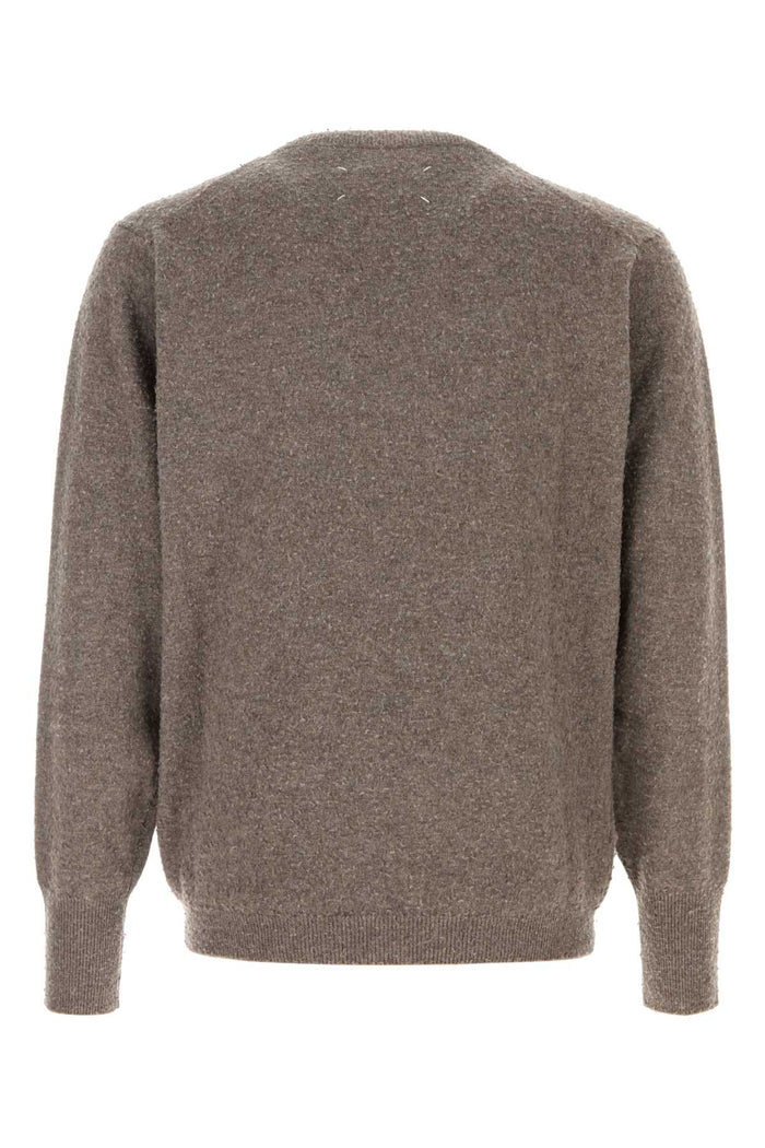 Dove Grey Cashmere Blend Sweater Beige Maglie
