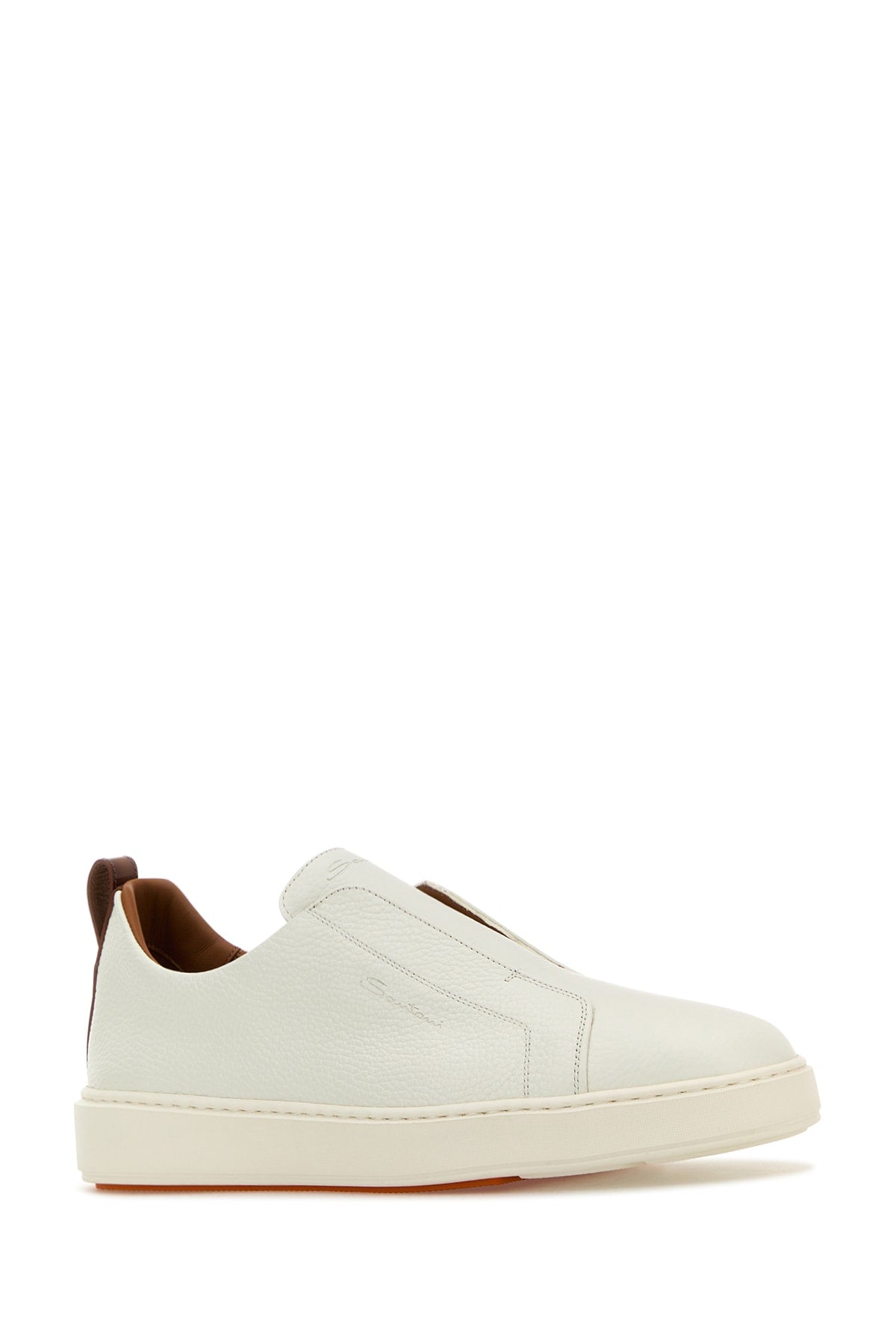 White Leather / Sole: Rubber Sneaker