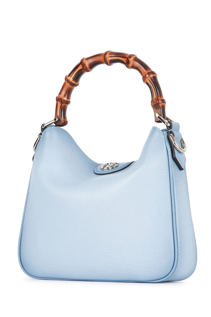 Handbag Gucci Diana Pigprint C Blue Calf Skin Borse A Mano