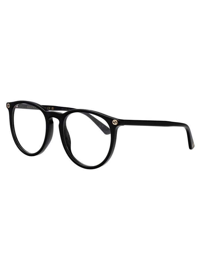 Gg0027o Black-black-transparent Acetate Optical