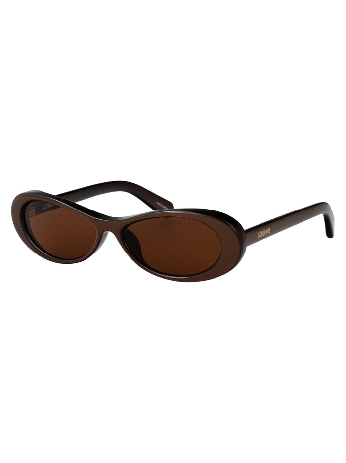 Nuvola Metallic Brown/ Gold/ Brown Acetate Sunglasses