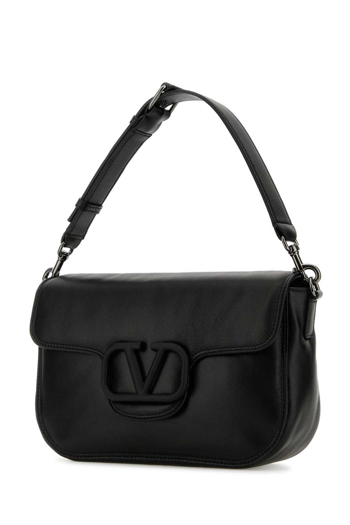 Black Leather Locã² Handbag Nero Borse A Mano