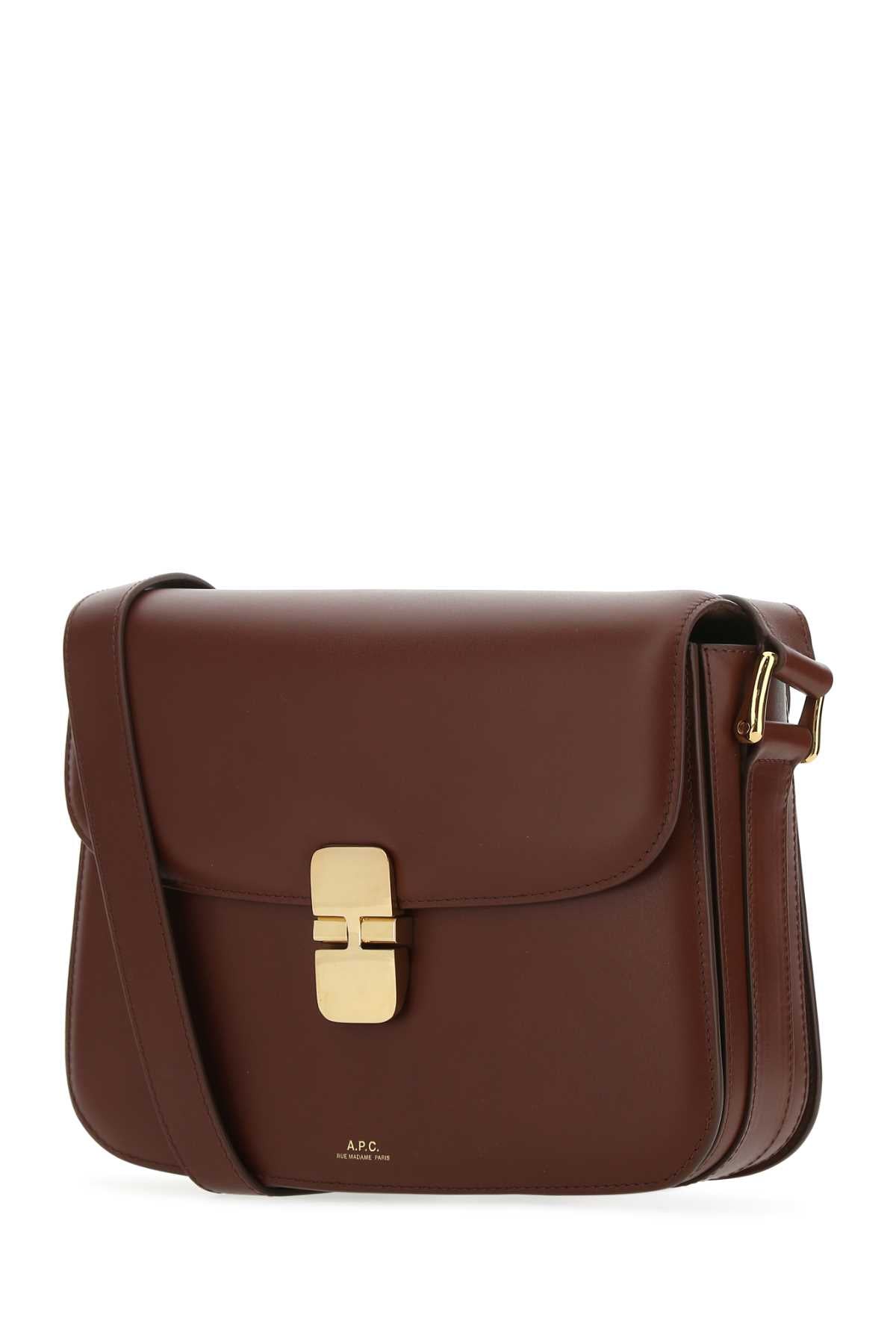 Bordeaux Leather Grace Crossbody Bag Noisette Vache Borse A Tracolla