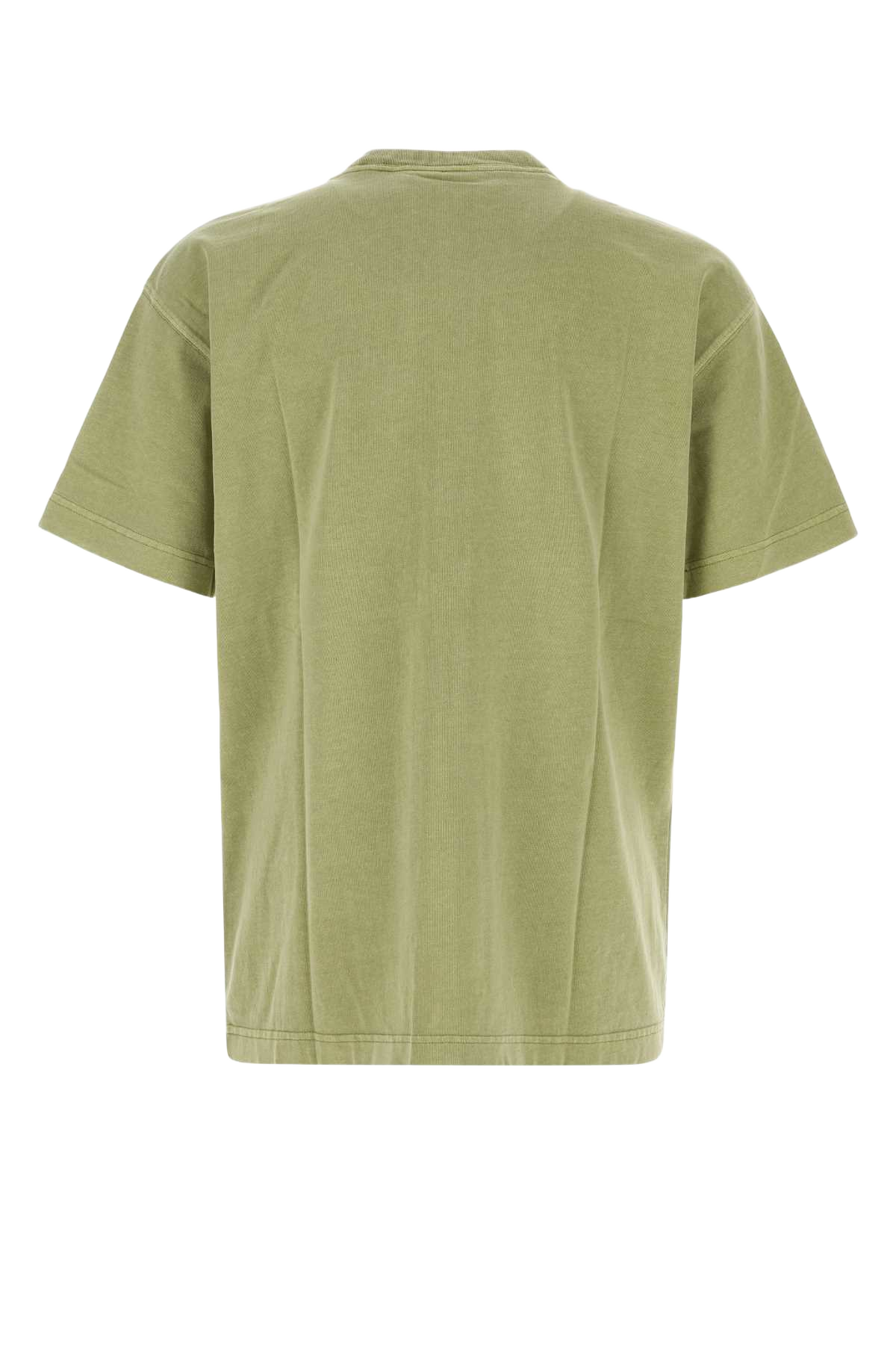 Sage Green Cotton Oversize S-S Nelson T-Shirt Gentlegreengarmentdyed Exterior