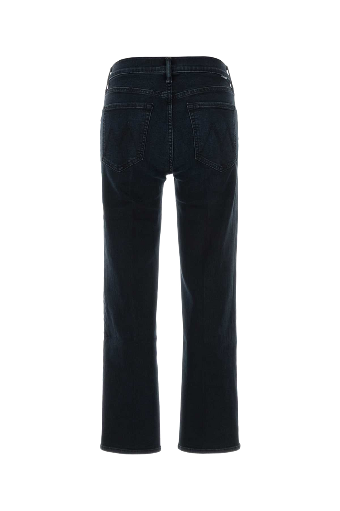 Dark Blue Stretch Denim Rambler Jeans Nero