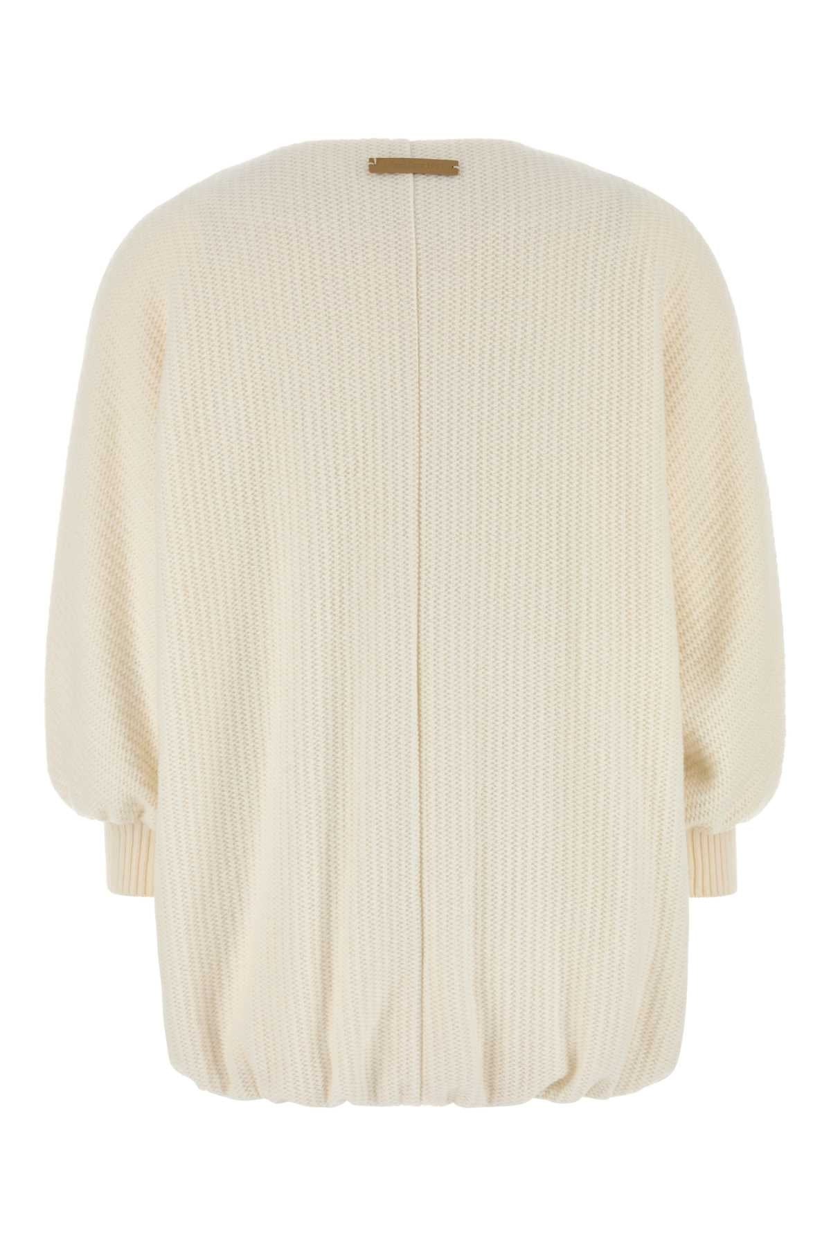 Ivory Wool Blend Cirino Jacket Bianco Giubbini