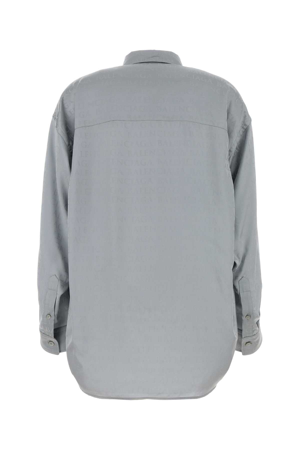 Grey Wool Shirt Icy T Viscose Camicie