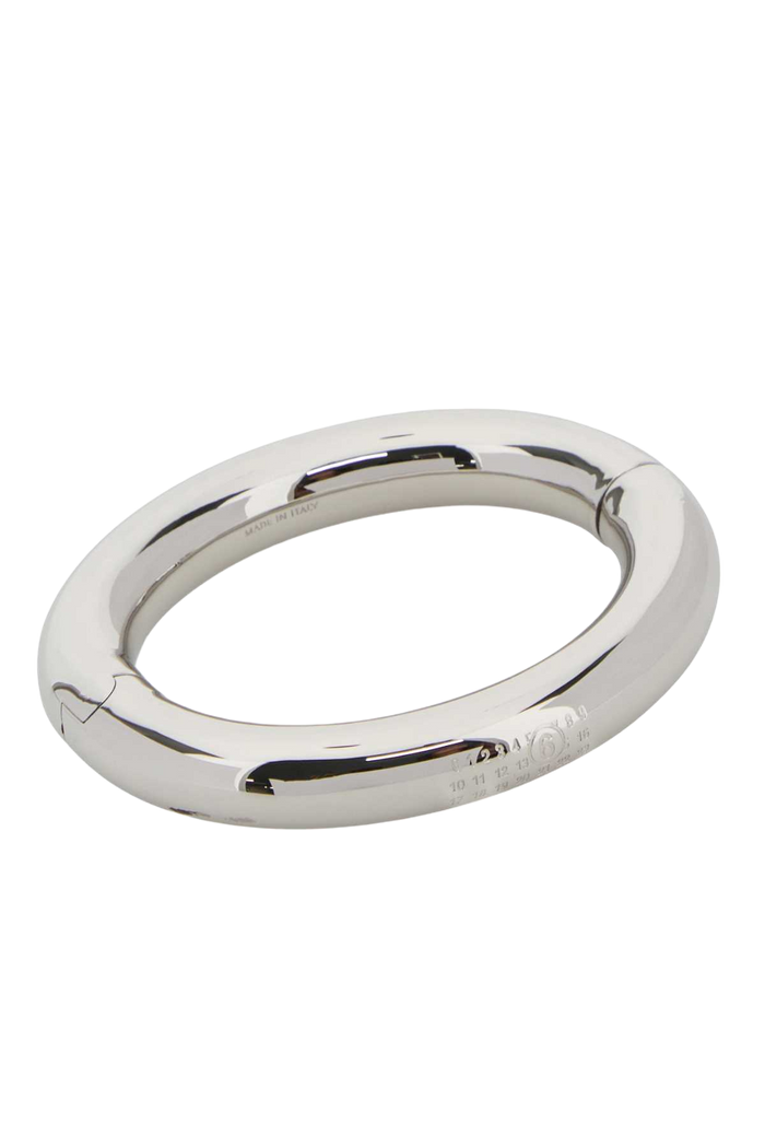 Silver Metal Bracelet Polished Palladio Bracciali