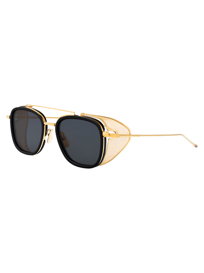 Ues808a-G0003 001 Shiny Black 18k Gold Titanium Acetate + Sunglasses