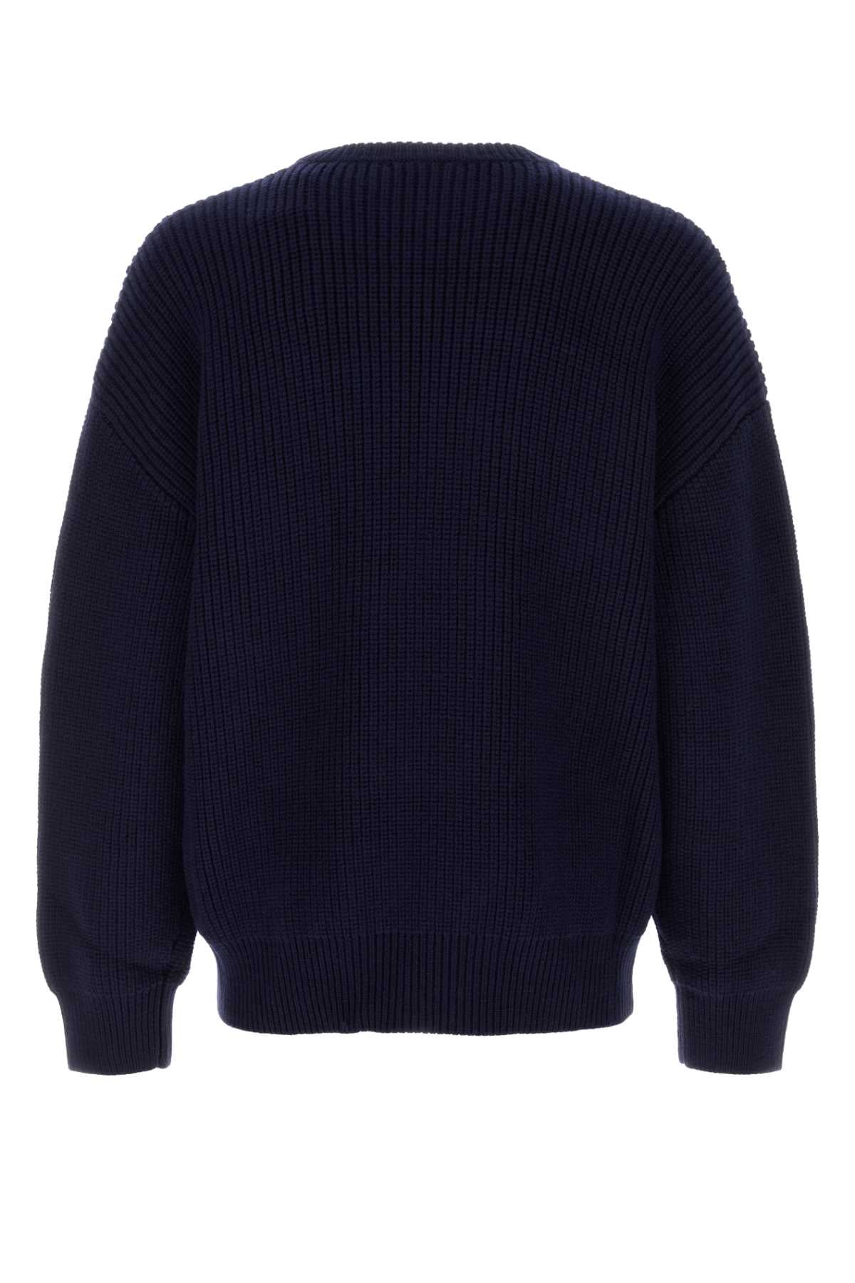 Utk003ackni0525 Bl90 Navy Exterior: Merino Wool Maglieria