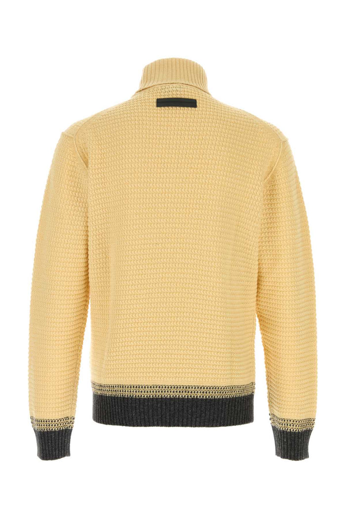 Yellow Cashmere Sweater 801 Exterior: Maglieria