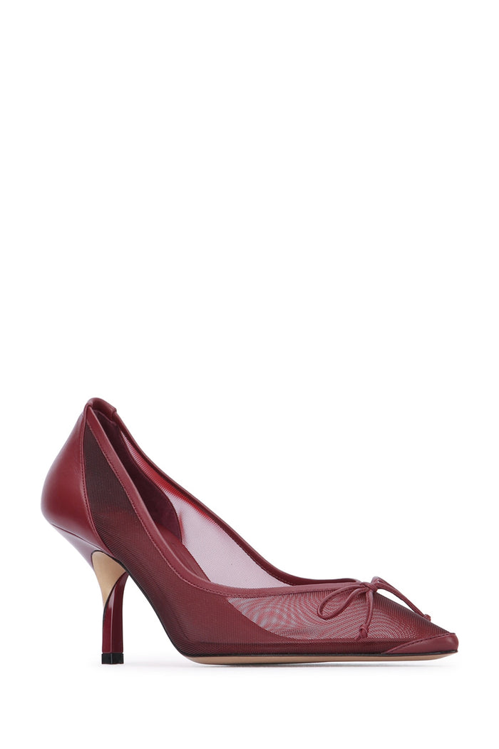 Les Escarpins Tourni Burgundy Scarpe Con Tacco