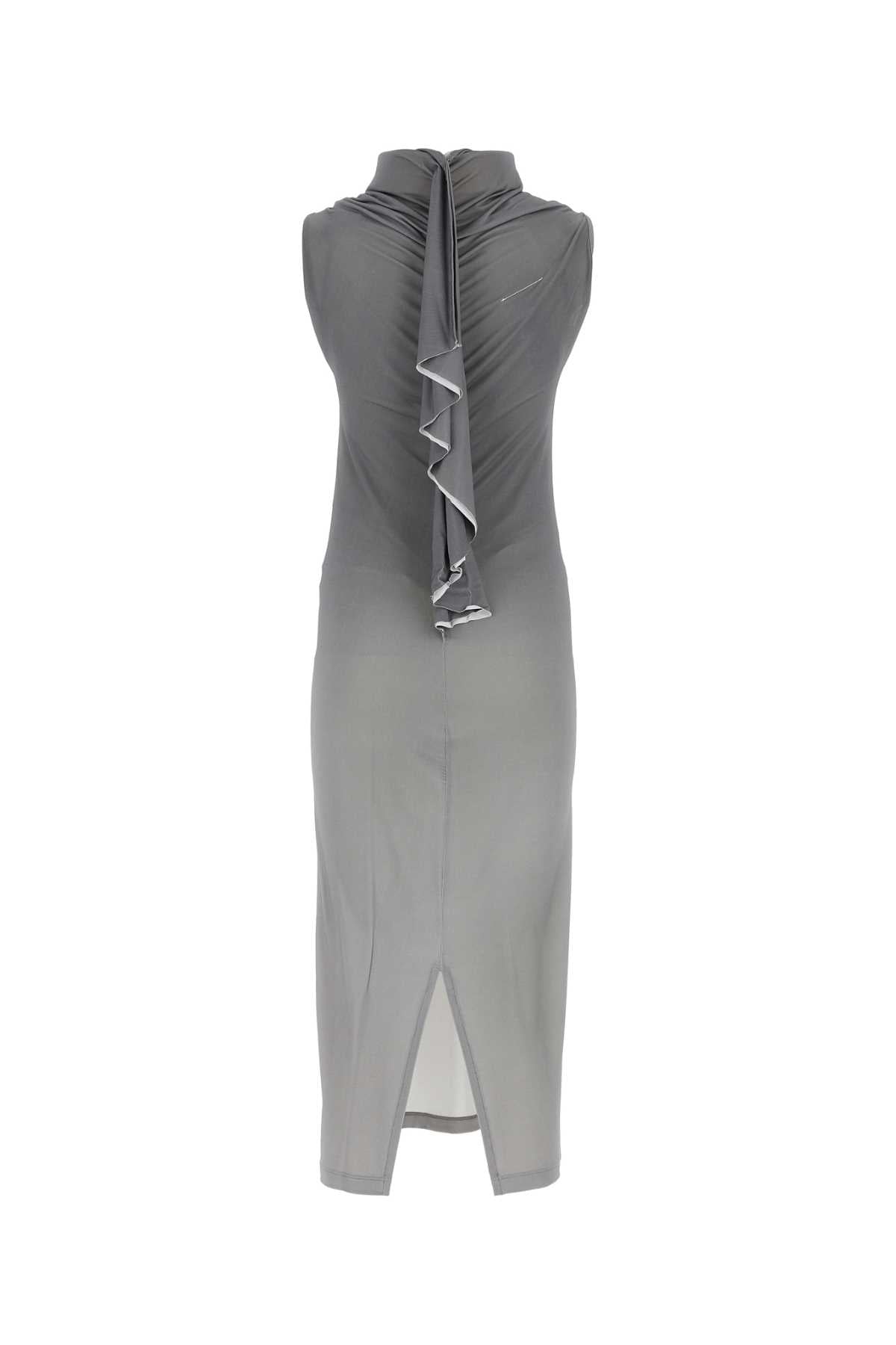 Grey Jersey Dress 001s Exterior: Viscose Elastane Abiti