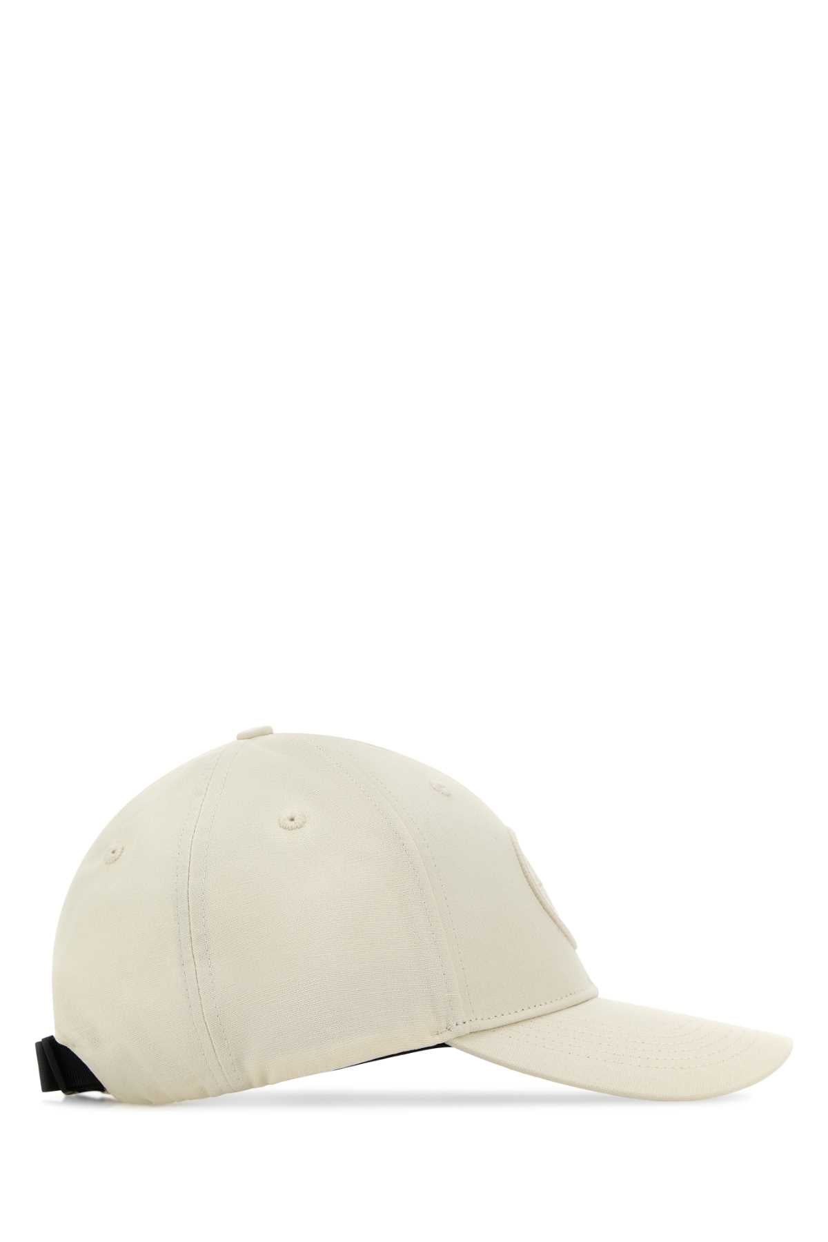 Ivory Cotton Baseball Cap Tessuto Principale: Cotone Cappelli