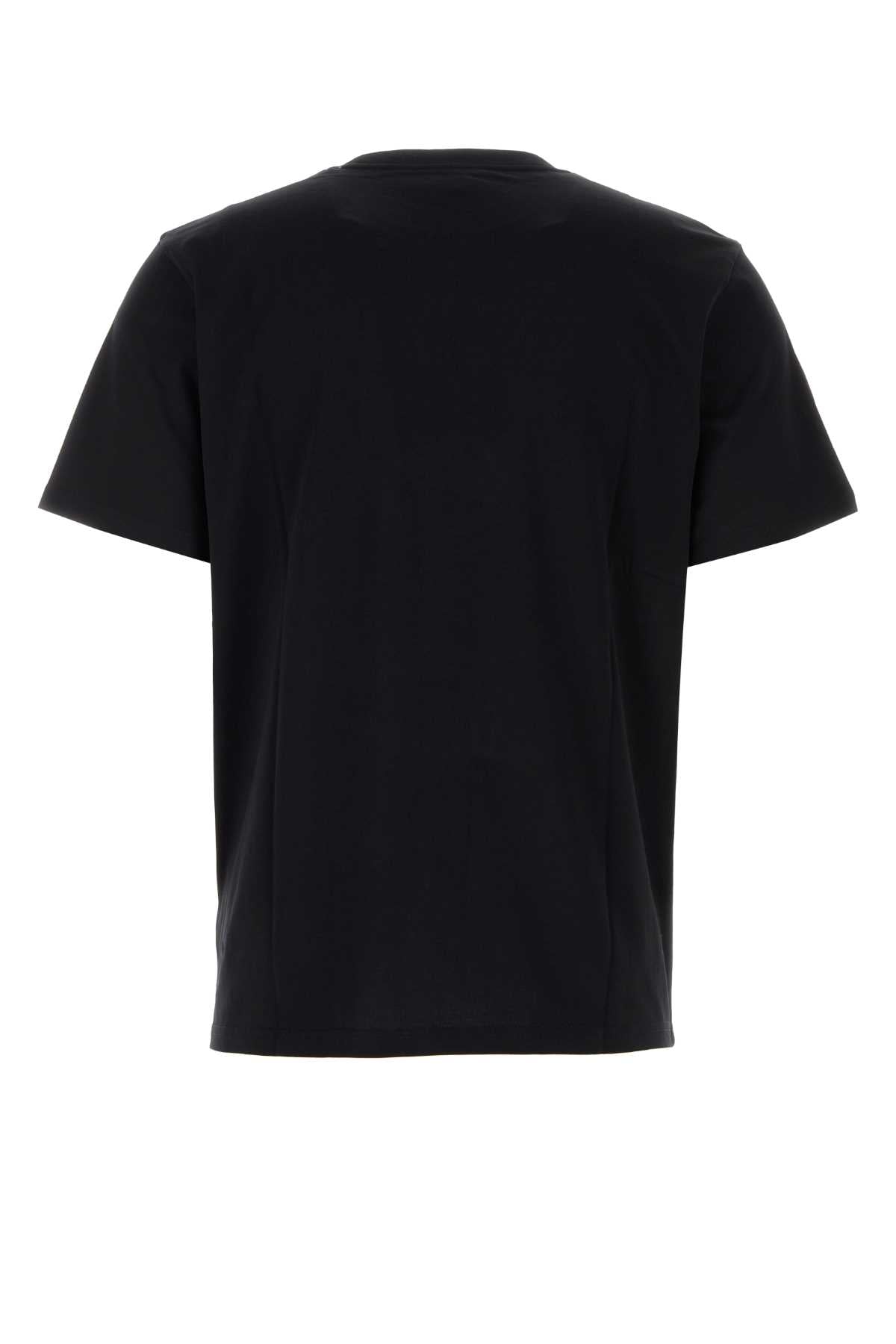 Black Cotton Single Jersey T-shirt