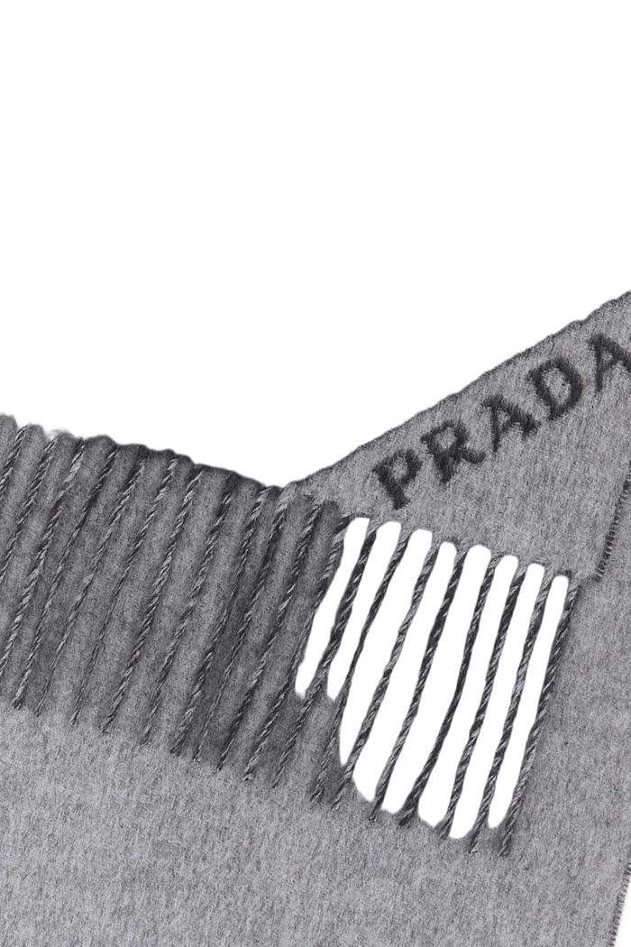 Charcoal Cashmere Scarf Ematite+grigio Sciarpe E Foulard