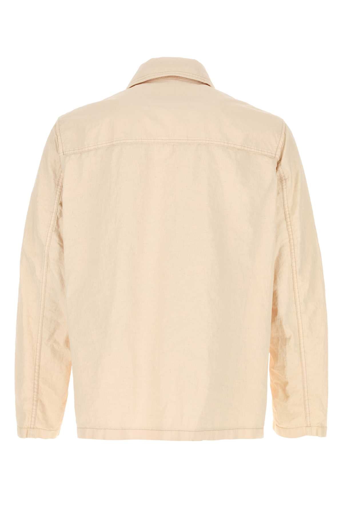 Light Pink Linen Jacket Yogurt Exterior: Giubbini