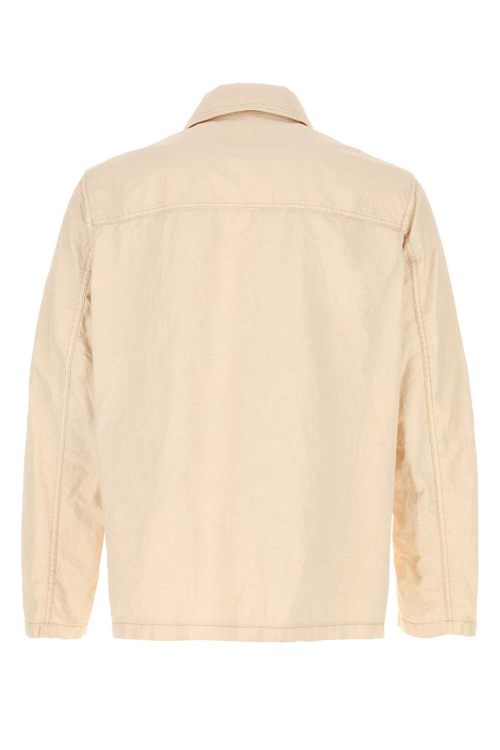 Light Pink Linen Jacket Yogurt Exterior: Giubbini