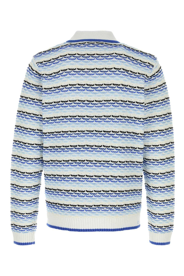 Blue Exterior: Cotton Polo