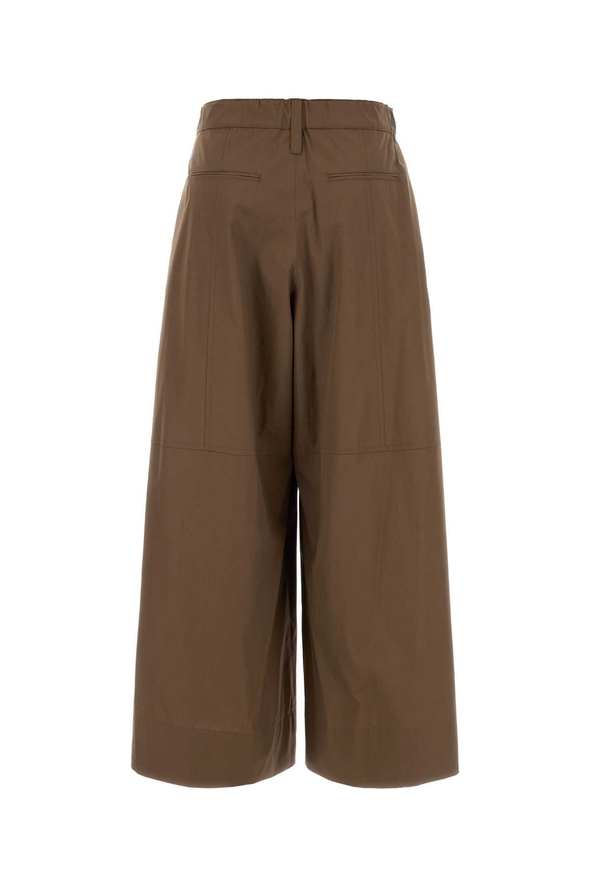 Brown Poplin Gufo Pant Nocciola Exterior: Cotton Pantaloni