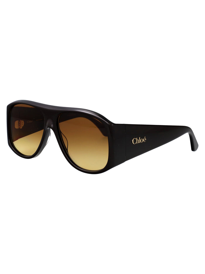 Ch0347s Brown-brown-brown Recycled Acetate Sunglasses