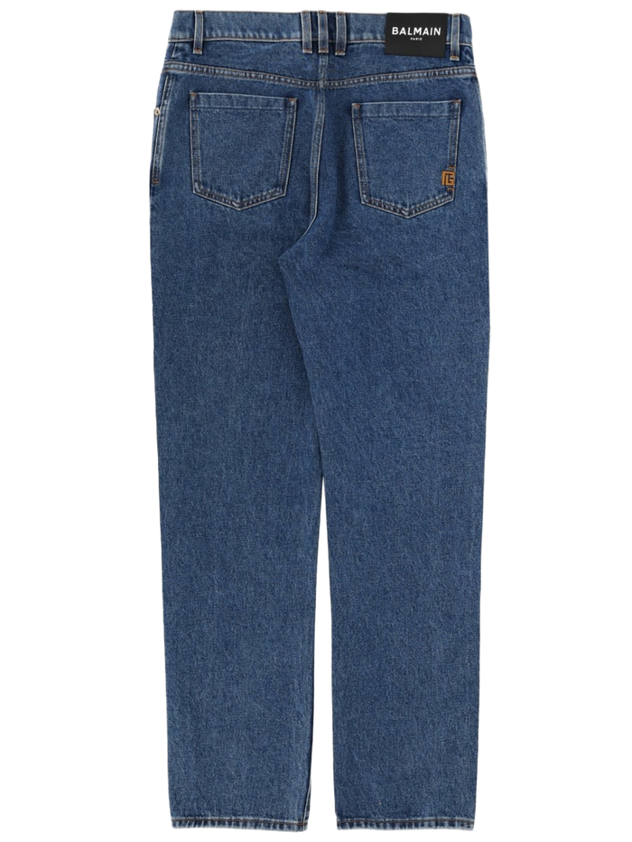 Straight Denim Jeans Cotton