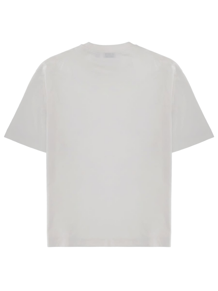 T-Shirt With Logo White Cotton T-shirts