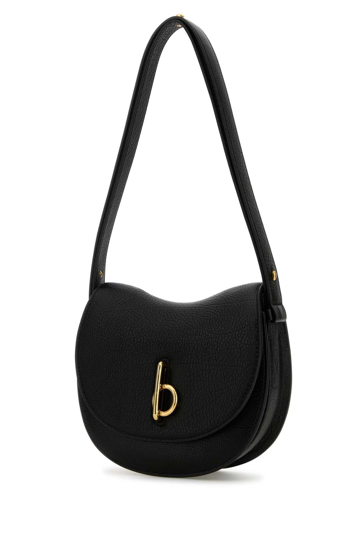 Black Leather Small Rocking Horse Shoulder Bag Borse A Tracolla