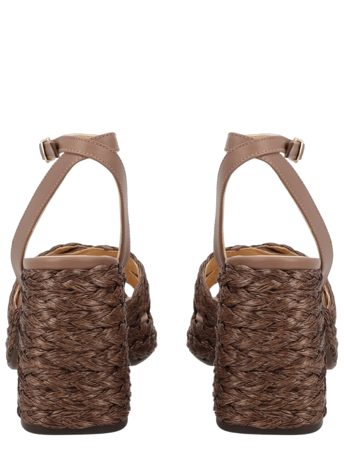 Sandal Valeriette-258 Brown Heels