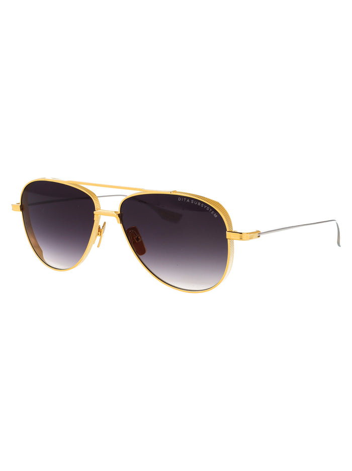 Dts141-A-01 01 Yellow Gold - Silver Metal Sunglasses