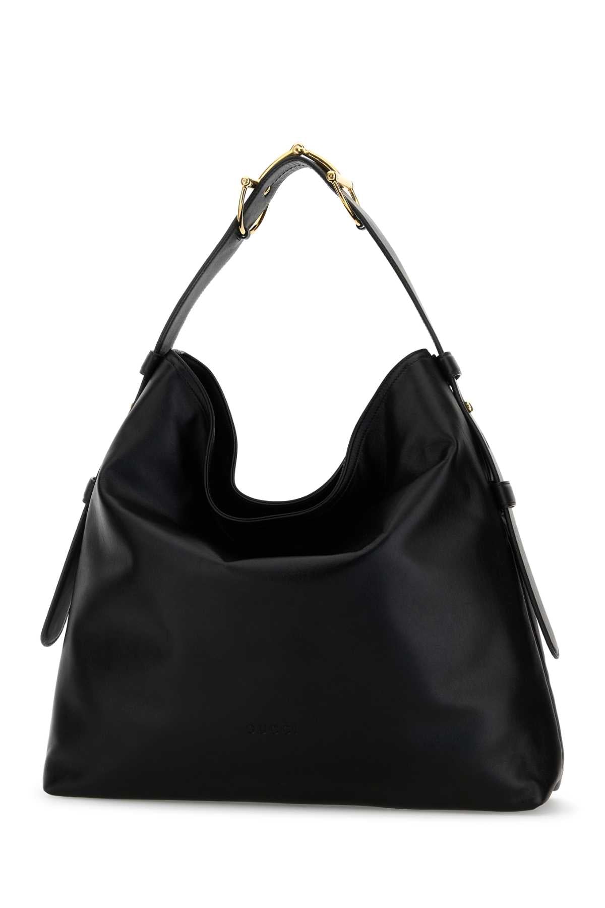 Black Leather Large Gucci Beatrix Shopping Ba Nero Borse A Mano