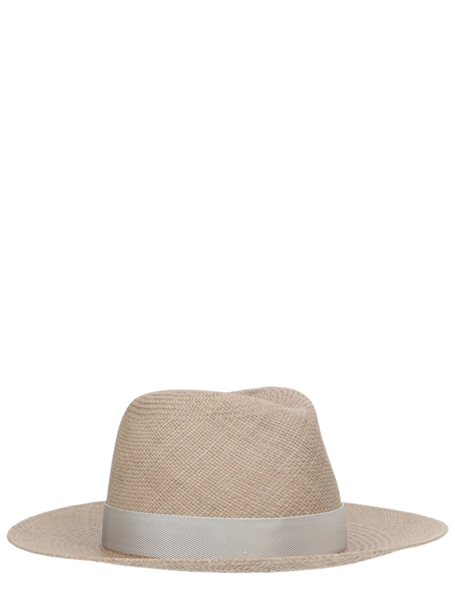 Straw Fedora Beige Hay Hat