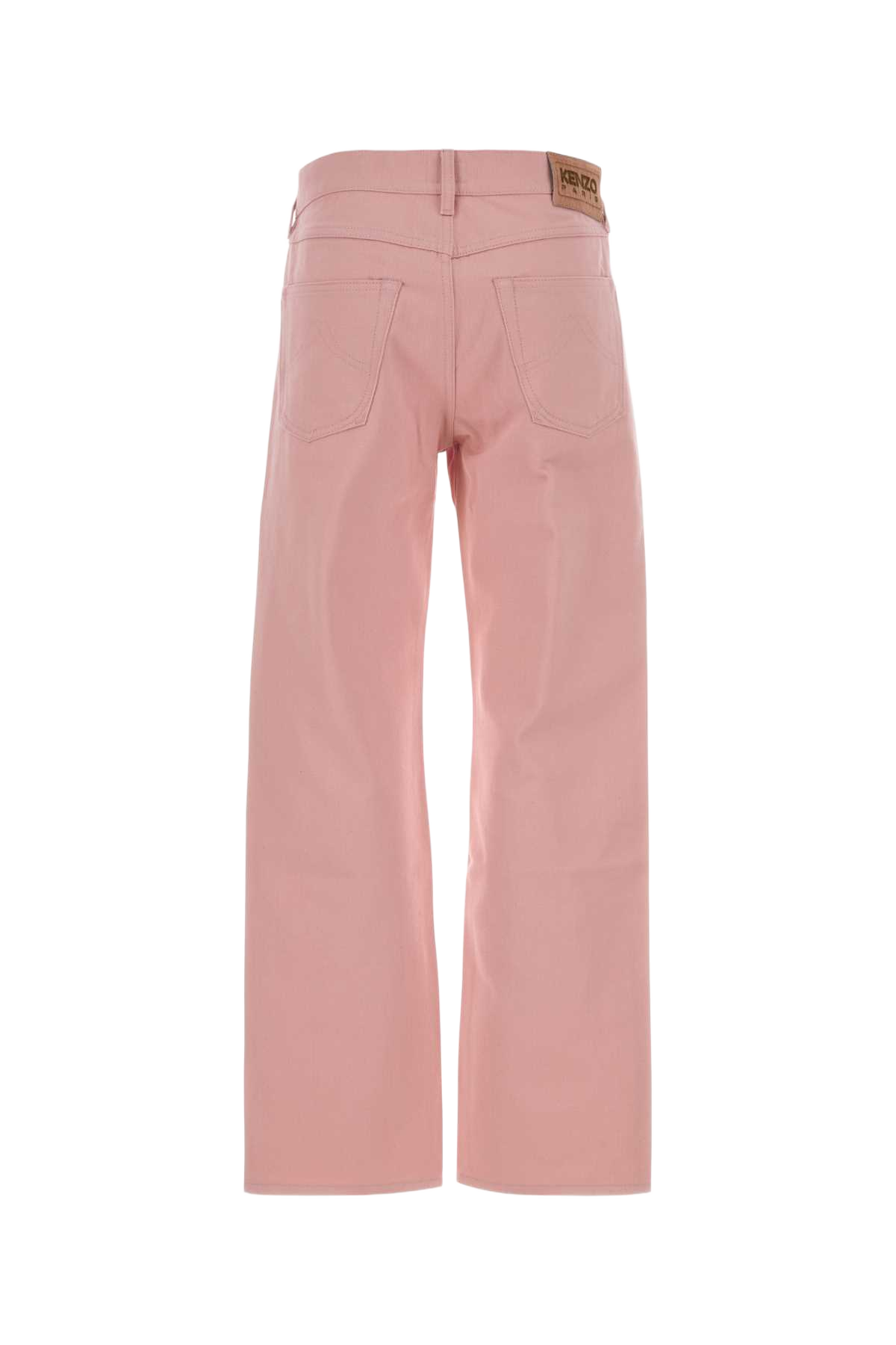Pink Denim Jeans Flamingopink Exterior: Cotton
