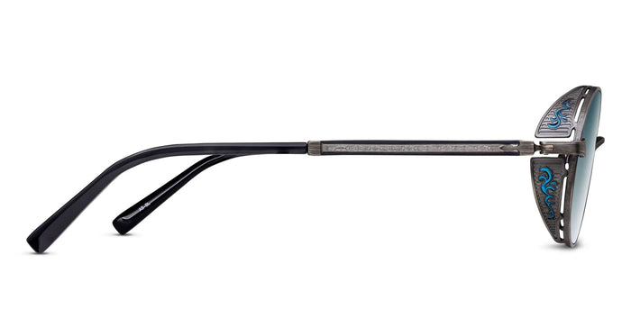 M3137 - Antique Silver Titanium Sunglasses