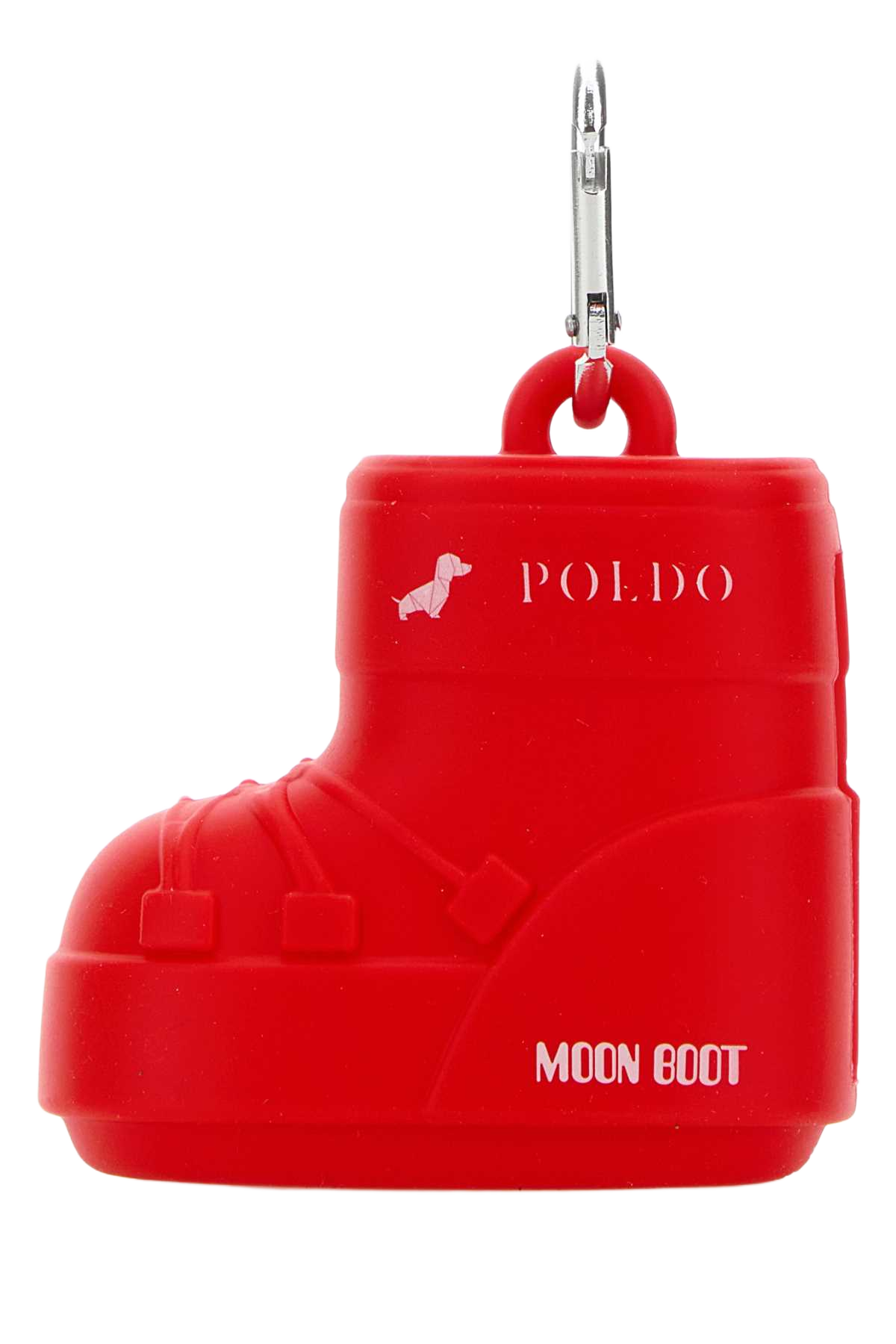 Red Rubber Poldo Dog Couture X Moonboot Dogs Bag Dispenser Exterior: Extra-accessori