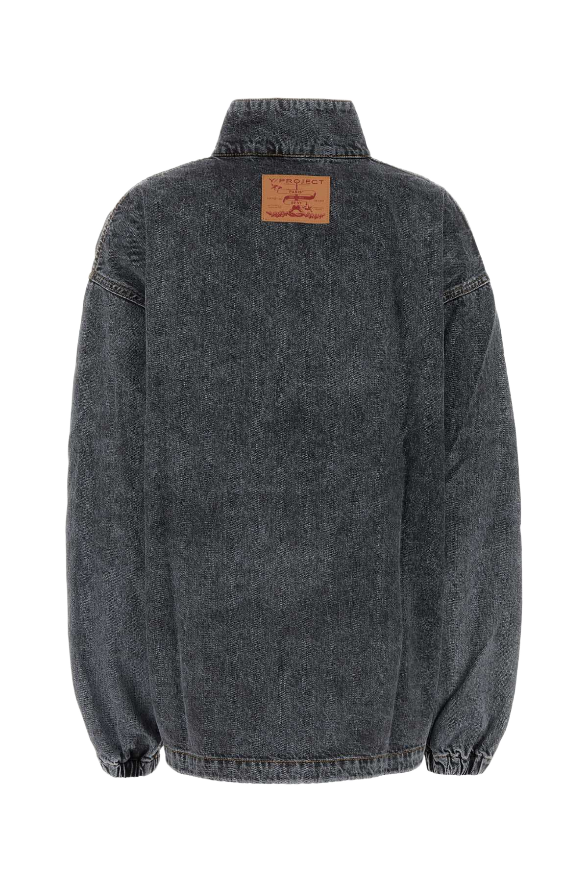 Black Denim Jacket Evergreenvintageblack Exterior: Organic Cotton Giubbini