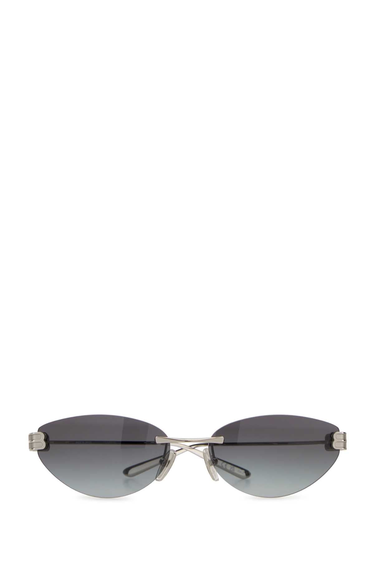 Silver Metal Gossip Sunglasses Silver/gradient Grey Occhiali Da Sole
