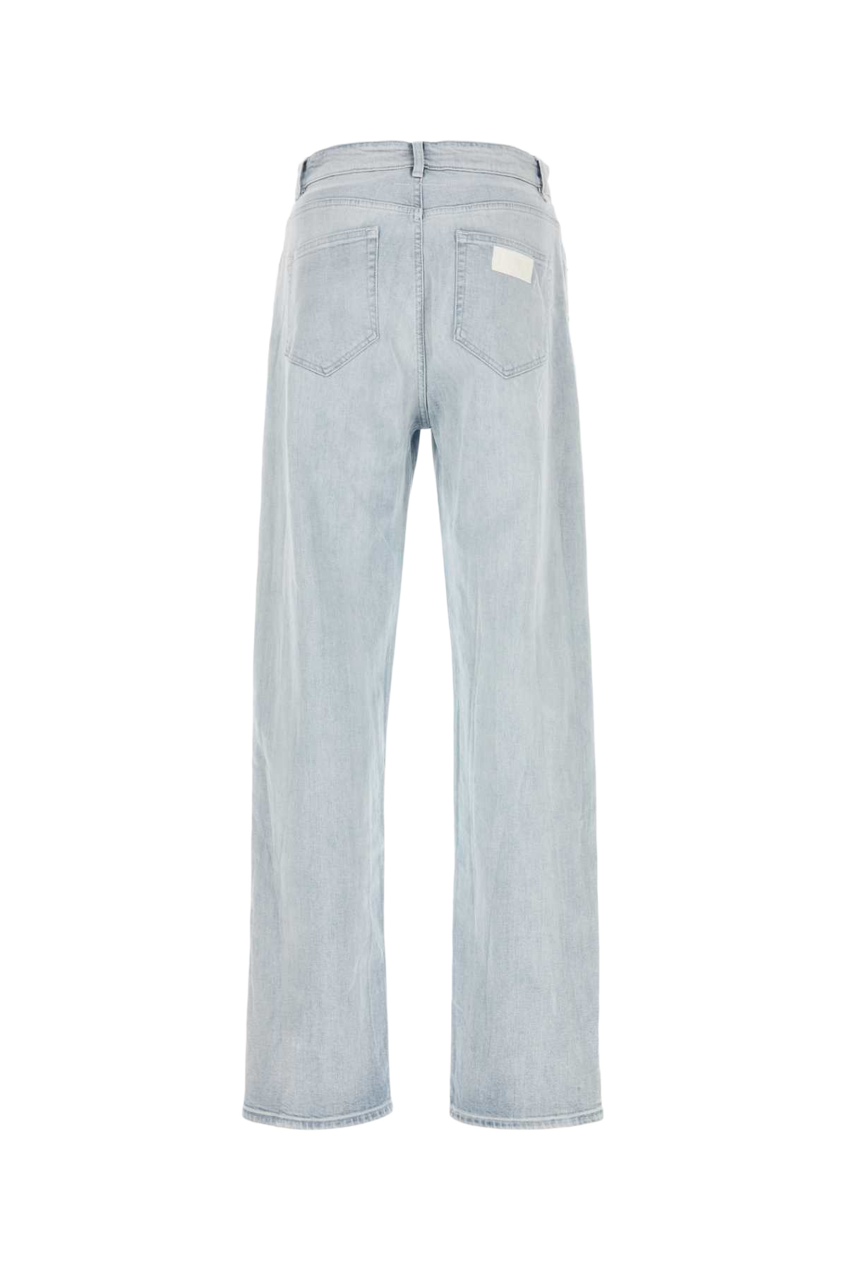 Light-Blue Stretch Denim Jeans Lightblue Cotone Elastan