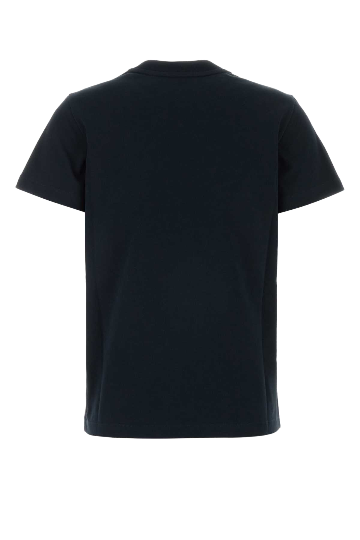 Navy Blue Cotton T-Shirt 742 Exterior