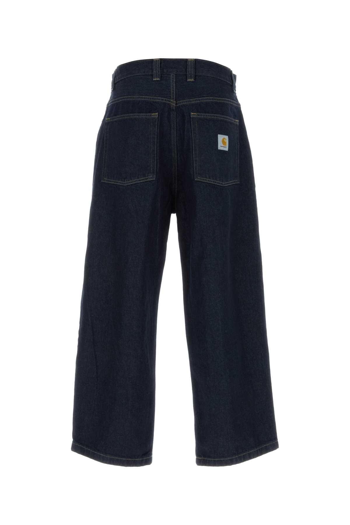 Blue Exterior: Cotton Pantaloni