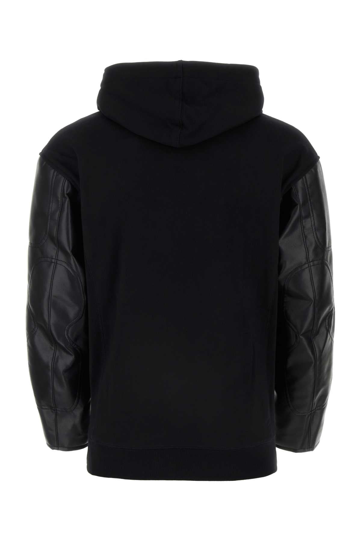 Black Cotton Junya Watanabe X Patta Sweatshirt Blkxblk Exterior: Felpe