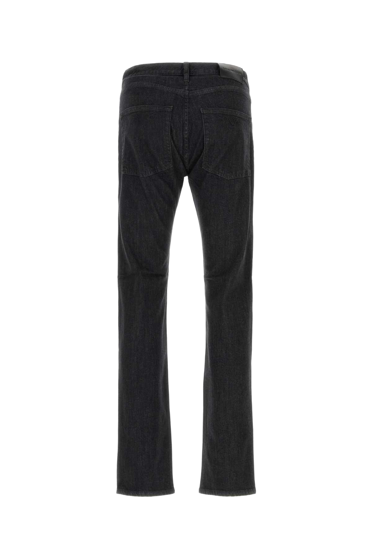 Black Stretch Denim Jeans 0005 Exterior: Cotton Elastane