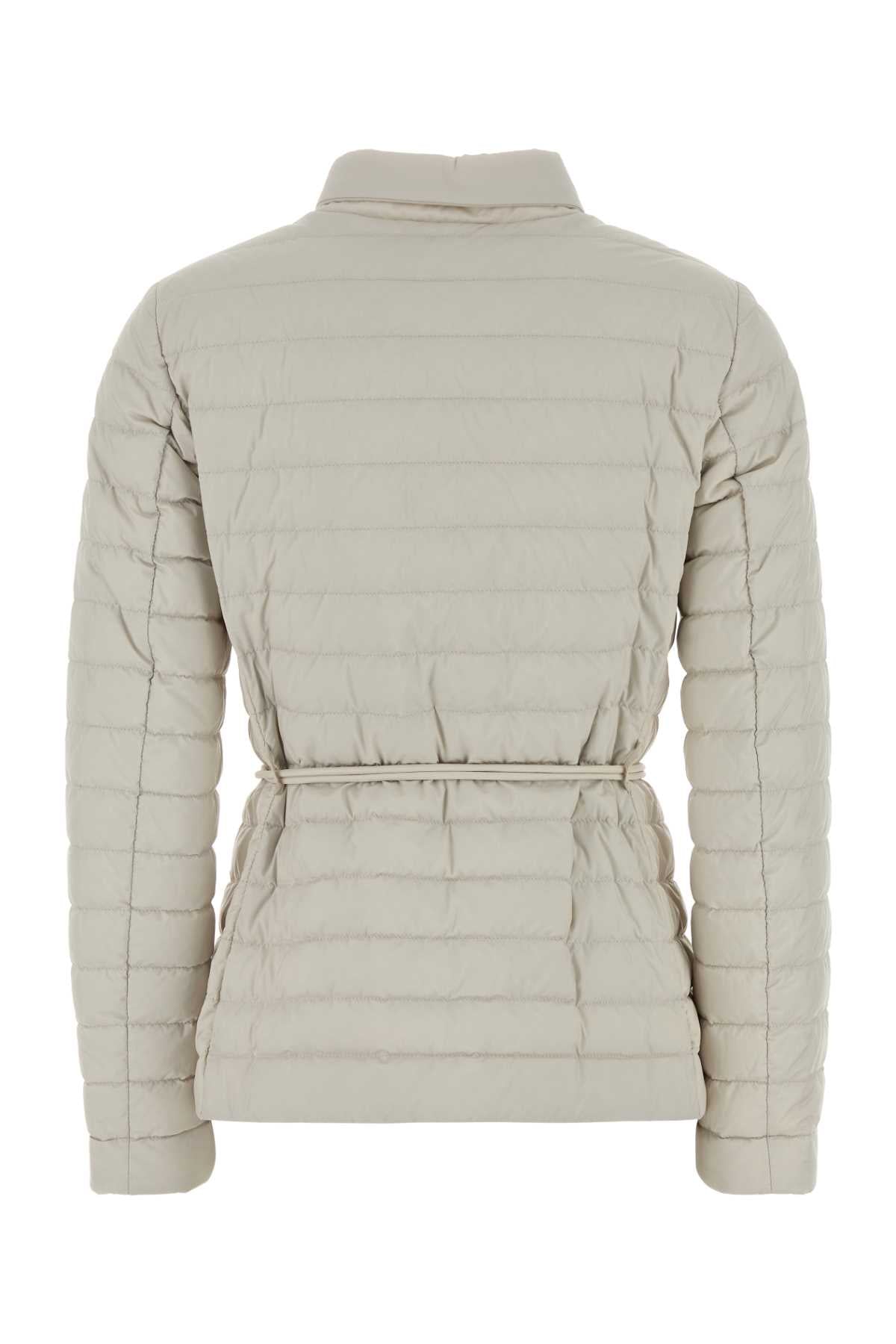 Chalk Nylon Blend Lanzada Down Jacket Ivory Piumini